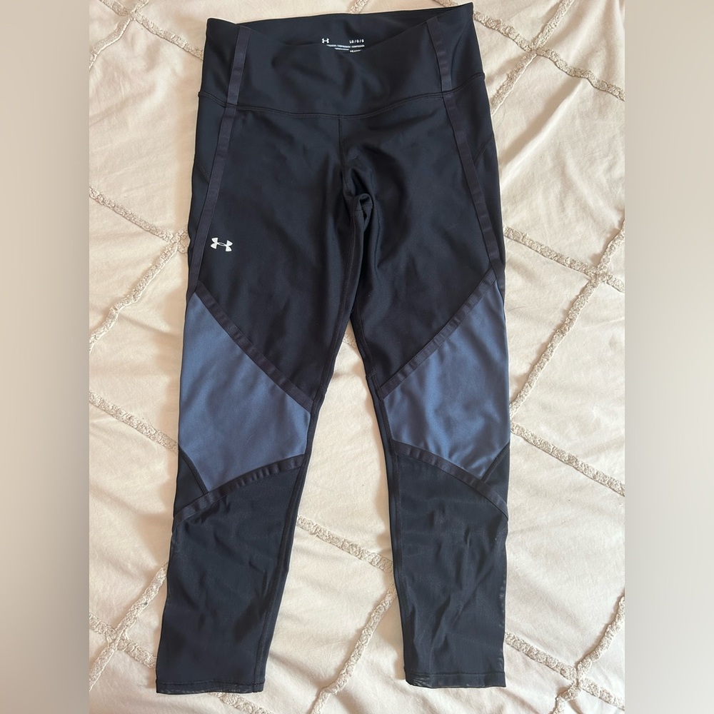 Under Armour Black and Dark Gray Leggings